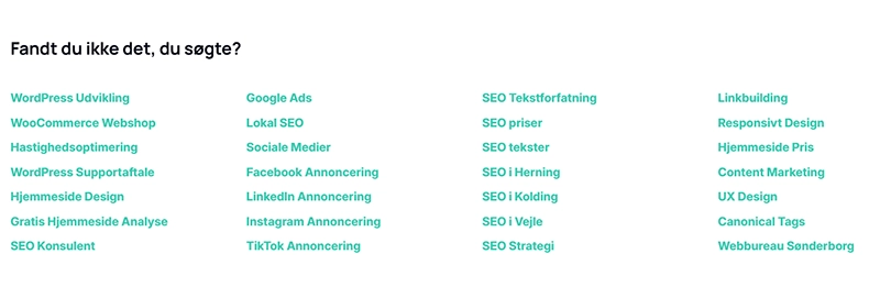 Hvad er et sitemap? Illustration af HTML-sitemap.